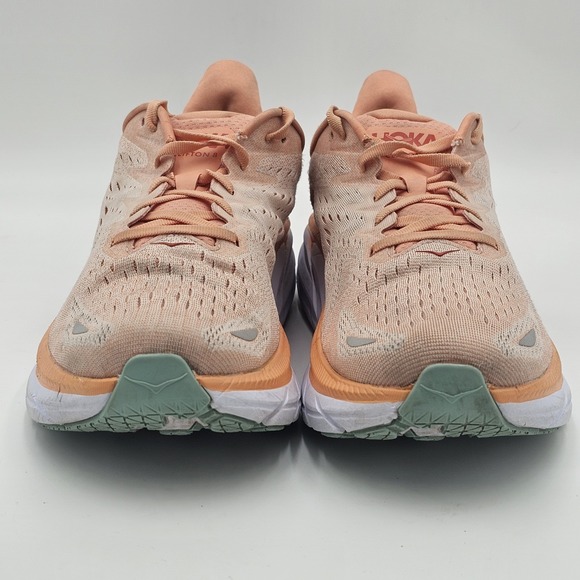 HOKA Clifton 8 Women's Orange Running Shoe Sneakers Size 11 B - Picture 6 of 12